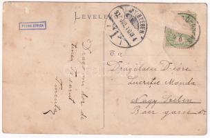 1913 Alsóvist, Vistea; Banca Olteana Vistea inferioara, Casa comunala / Olteana bank, községháza / t...