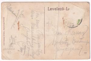 Barcaföldvár, Földvár, Marienburg, Feldioara; Studenten-Denkmal, Aufschrift im Inneren des Denkmals ...