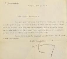 cca 1930-1960 Dr. Völgyesi Ferenc (1895-1967) orvos, pszichiáter és hipnotizőrnek levelezése magyar ...
