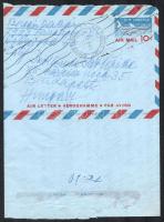 1960 Beregi Oszkár (1876-1965) színész autográf levele dr. Szöllősy Lajosnének