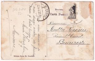 1925 Resinár, Rasinari (Nagyszeben, Sibiu); látkép, Régi ortodox templom, Andrei Saguna metropolita ...