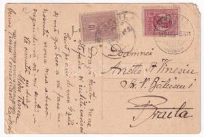 1919 Resinár, Rasinari (Nagyszeben, Sibiu); Scoala comunala / iskola / school (EM)