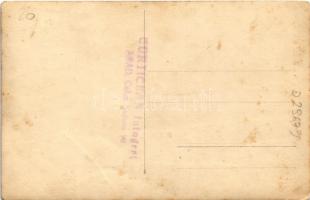 Arad, Román katonák csoportképe télen / Romanian military, group of soldiers in winter. Curticean fo...