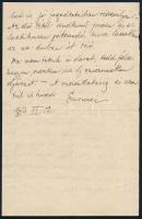 1899 Szirmay Albert (1880-1937) zeneszerző autográf levele "Mon cher ami Détshy" megszólít...