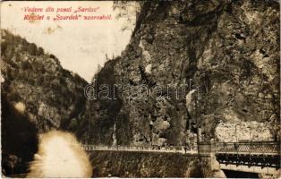 1929 Petrozsény, Petroseni, Petrosani; részlet a Szurduk szorosból / Vedere din Pasul Surduc / mountain pass. Edit I. Ioanovits fotograf (fl)