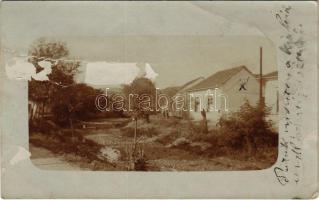 1913 Máriaradna, Mária-Radna, Radna (Lippa, Lipova); patak partja / creek. photo (felületi sérülés / surface damage)