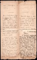 1870 Salamon Ferenc (1825-1892) történész, esztéta, színikritikus és műfordító, az MTA tagja.autográf írása bölcsészkari dokumentumon egy hallgató ügyében