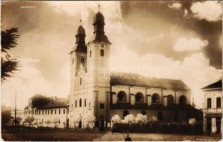 1936 Székelyudvarhely, Odorheiu Secuiesc; templom / church. Foto Kováts photo (EK)