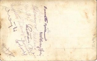 1937 Menyháza, Monyásza, Moneasa; fürdő vendégek, kirándulók csoportja / spa, group of tourists. pho...