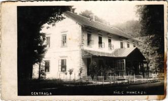 1938 Menyháza, Monyásza, Moneasa; Centrala / Fürdő központja / spa, hotel. Foto Silaghi (Sebis) photo (fl)