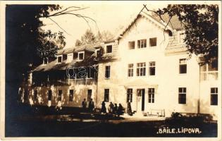 1930 Lippafüred, Lippafürdő, Baile Lipova; Villa Gloria / villa, spa. photo