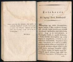 Nárai Náray Antal: Értekezés a' Fő-Ispány Birói Hatalmáról. Pest, 1823., Füskúti Landerer Lajos...