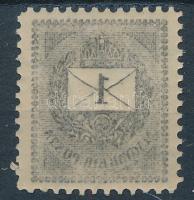 1889 1kr gépszínátnyomattal / machine offset