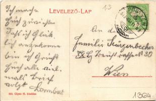 1910 Pöstyén, Piestany; Munkáslak, Pensionat vendéglő / Arbeiterpensionat / villa, hotel, restaurant...