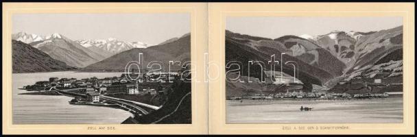 Zell am See leporelló, hiányos, sérült