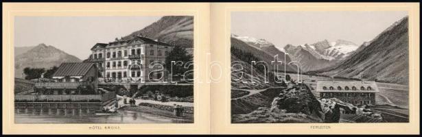 Zell am See leporelló, hiányos, sérült