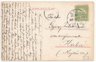 1908 Arad, Andrássy tér, Központi szálloda, Weinberger kávéház, Lengyel Lőrincz Bútorgyár üzlete, lo...