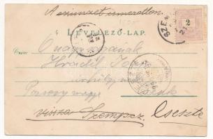 1899 (Vorläufer) Szenc, Szempcz, Senec; Főszolgabíróság, Római katolikus templom. Jungkönig József k...