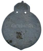 1938. "FEHÉR HÁZ 1919. AVG. 6" irredenta alumínium felvarró (24x19mm) T:AU / Hungary 1938....