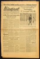 1967 Népsport XXIII. évf. 237. sz., 1967. nov. 29., a címlapon: Ferencváros - Liverpool 1:0, "A Bp. Honvéd megvédte bajnoki címét!", kisebb sérülésekkel, 6 p.