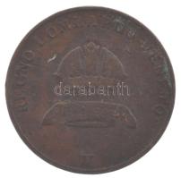 Olasz Államok / Lombardia-Velence 1843V 3c Cu T:VG Italian States / Lombardy-Venetia 1843V 3 Centesi...