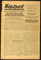 1952 Népsport VIII. évf. 151. sz., 1952. júl. 27., a Helsinki olimpia híreivel, kis lapszéli szakadásokkal, 4 p.