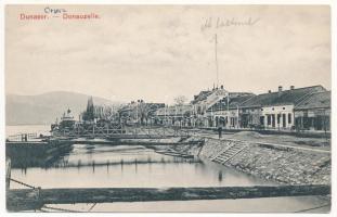 Orsova, Dunasor, Ozanic szálloda. G. Hutterer / Donauzeile / Danube riverside, hotel (EK)