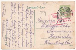 1916 Ada Kaleh, K.u.k. Militär Stations Commando / Cs. és kir. katonai állomás parancsnokság / Austr...