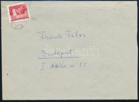 1961 Karinthy Ferenc (1921-1992) író autográf levele Frank Tibor történésznek, melyben jelzi, hogy n...