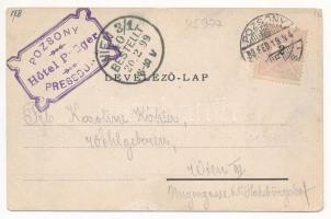 1899 (Vorläufer) Pozsony, Pressburg, Bratislava; Vaskutacska. K. Körper felvétele. M. Freistadt kiad...