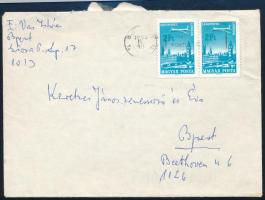 1985 Vas István (1910-1991) költő autográf levele borítékkal