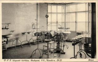 Budapest VII. Uzsoki úti kórház, Műtő