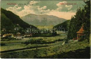 1907 Fenyőháza, Lubochna; Kilátás Sztankován felé / view towards Stankovany (Rb)