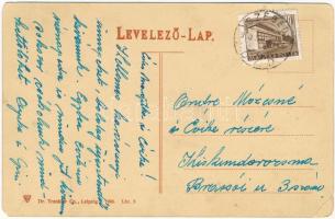 Lőcse, Levoca; Városháza és templom / Stadthaus mit Kirche / town hall, church (EK)