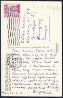 1972 Szabó Magda (1917-2007) író, költő, műfordító autográf képeslapja Zádor Anna művészettörténésznek