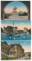 Budapest - 7 db régi képeslap / 7 pre-1945 postcards