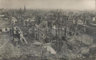 Pozsony Ghetto Jew quarter burned down 1913