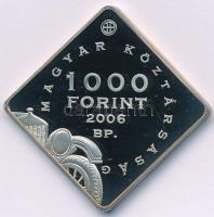 2006. 1000Ft Cu-Ni "Ford T-Modell" kapszulában, ismertetővel T:PP patina Adamo EM200