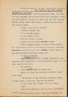 cca 1960 Örkény István (1912-1979) író saját kezű javításaival ellátott Happening c. művének gépelt ...