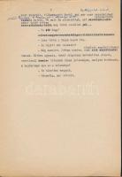 cca 1960 Örkény István (1912-1979) író saját kezű javításaival ellátott Happening c. művének gépelt ...