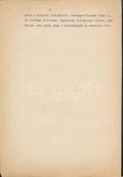cca 1960 Örkény István (1912-1979) író saját kezű javításaival ellátott Happening c. művének gépelt ...