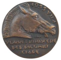 Csúcs Ferenc (1905-1999) 1955. "Medgyessy Ferenc / VORREI RINASCERE PER RICOMIN CIARE - 1955 VI...