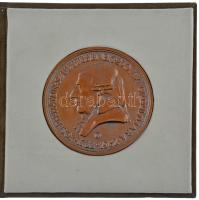 Lapis András (1942-) 1982. Joseph Haydn születésének 250. évfordulójára - 1732-1982 bronz emlékérem dísztokban (83mm) T:UNC