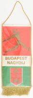 Budapest Nagydíj asztali zászló, 21x10 cm