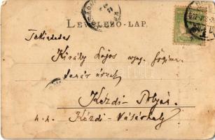 1902 Brassó, Kronstadt, Brasov; Mädchenschule und Schützenhaus / kilátás a leányiskolára és a lövöld...