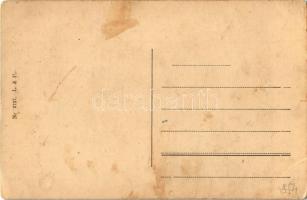 Népviselet Magyarországból, Jakabhegyi cigány pipával / Volkstrachten aus Ungarn, Zigeuner / Hungari...