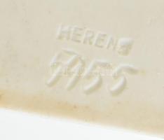 Herendi Sztálin büszt. Terv: Kiril Todorov. Biszkvit és fehér mázas. Jelzett, hibátlan. 17 cm