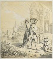 Szále Lajos: A' Mi-Atyánk. Kilencz kőre rajzolt képpel Führich Jó'sef [illusztrációi] ...