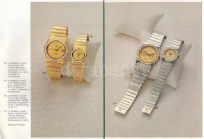 cca 1980-1990 Omega karóra katalógus, német nyelvű