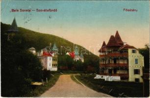 1923 Szovátafürdő, Baile Sovata; Fősétány, nyaralók. Vas Jenő kiadása / villas, spa (EK)